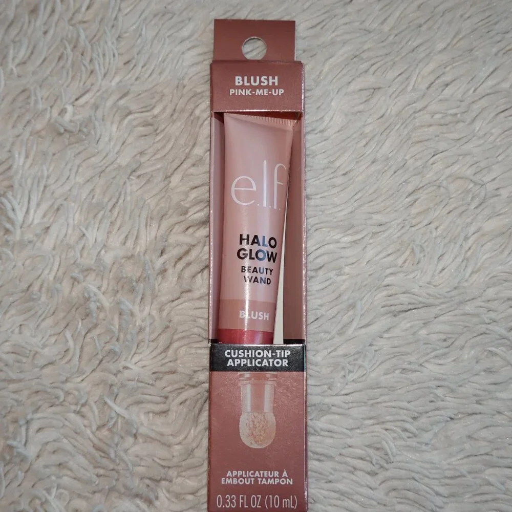 e.l.f. Halo Glow Blush, Pink Me Up, Beauty Wand, Vegan, Cruelty-free, NWT